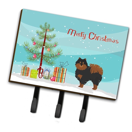 Jensendistributionservices Pomeranian Christmas Tree Leash or Key Holder MI1712668